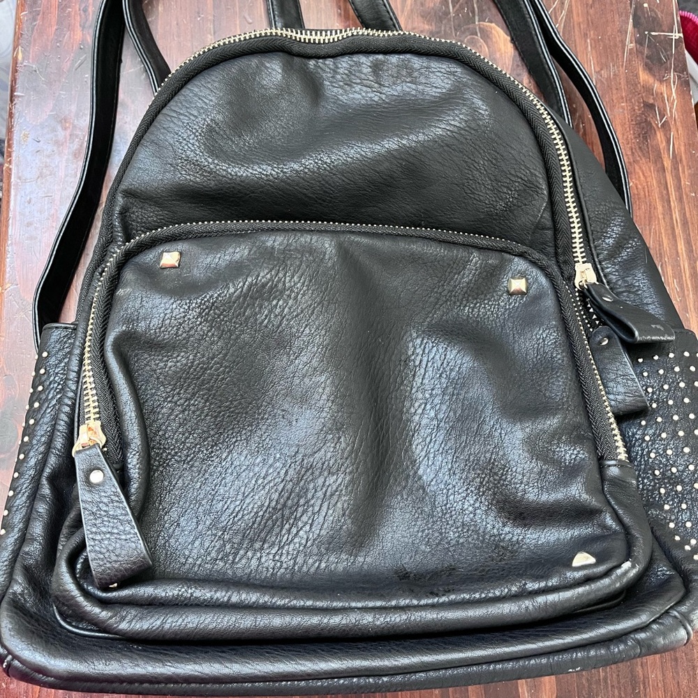 M&M'S Black Studded Backpack
